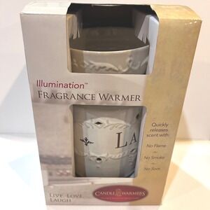 Candle Warmers Illumination Fragrance Wax Melter Love Ceramic Electric